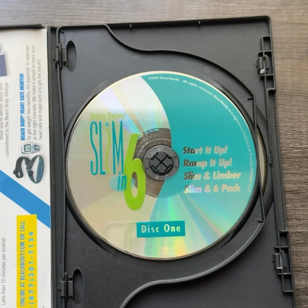 Slim In 6 Debbie Sieber Dvd 2009 BeachBody 6 Week Program 2 Disc‎ - Picture 4 of 7